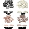 Wig Clips with Soft Rubber Hair Extensions Clips 32mm U-Shape