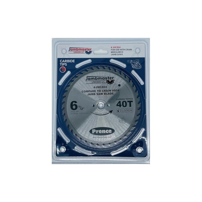 3pc Jambmaster JMC804 Undercut Jamb Saw Blades Comparable to Crain