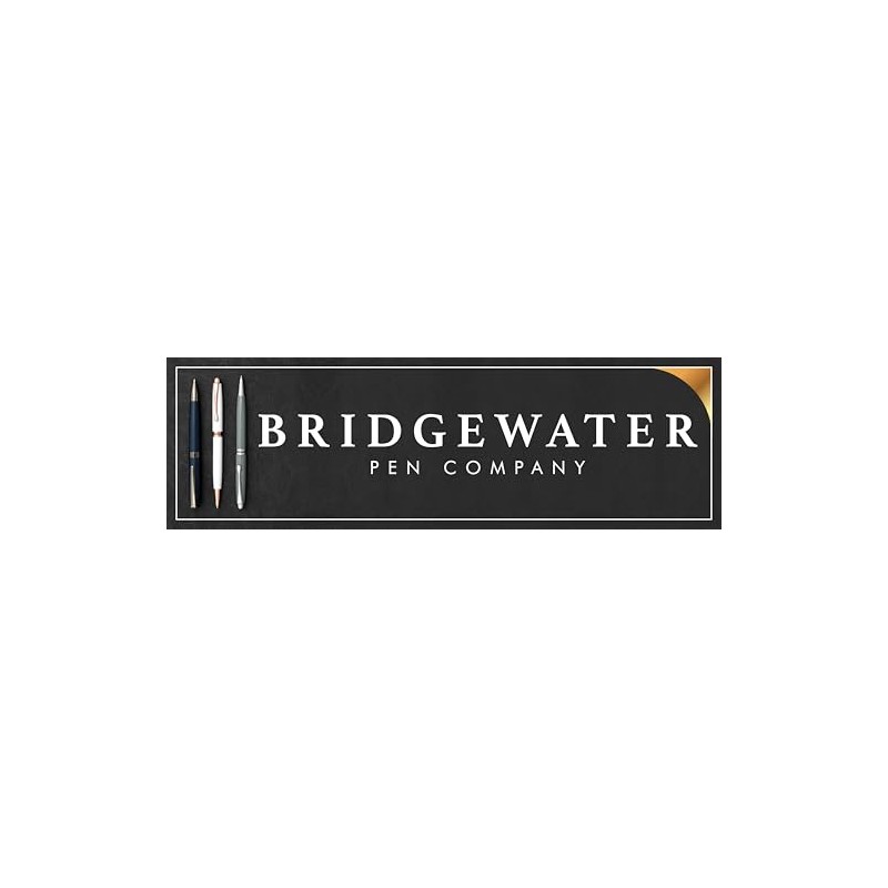 Bridgewater Pen Company Ballpoint Pen Refills, Black Ink, Medium Tip,