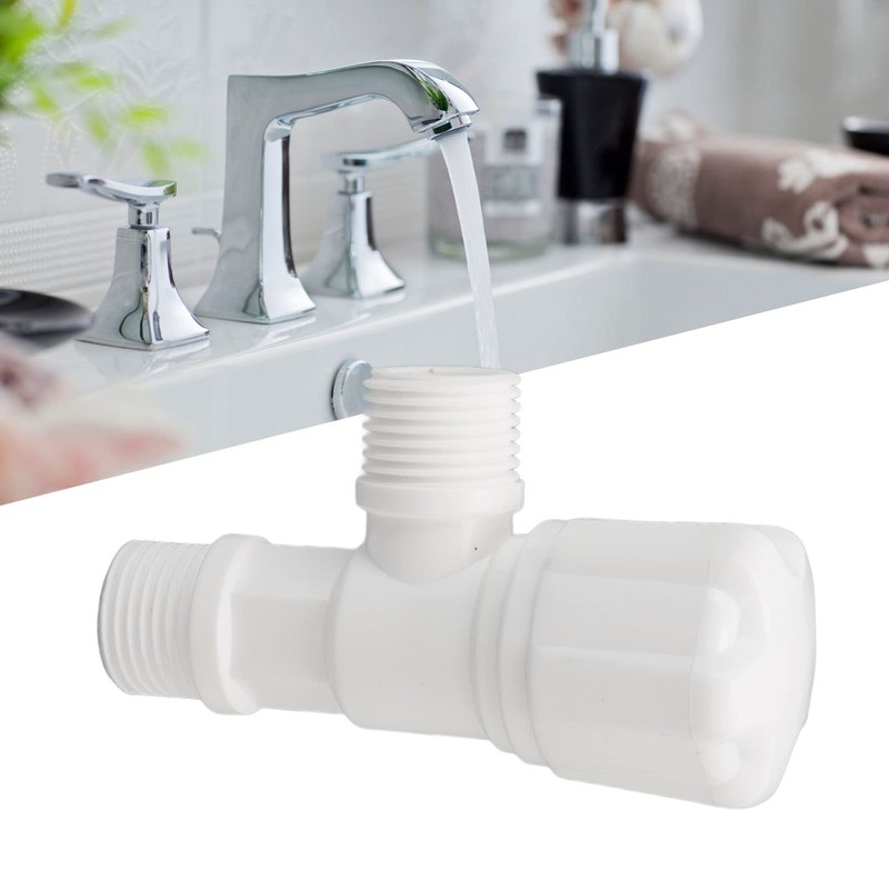 2 Pieces Plastic 3 Way Diverter Valve, G1/2 Male Thread