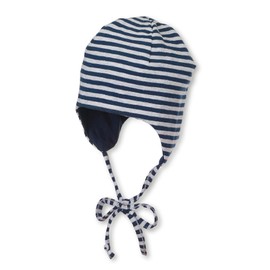 Sterntaler Bonnet Baby Boys' Reversible Hat (Bonnet Reversible) - Blue (Marine 300) Not Applicable, size: 47