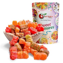 NY Spice Shop Chamoy Spicy Gummy Bears - 1 Pound Spicy Chamoy Gummies Bites Candy Bulk - Chamoy Cherry Gummy Bears Candies - Chewy Gummy Snacks Bulk for Spicy Candy Lovers (Cherry Flavor)