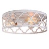 Flush Mount Ceiling Light,13-inch Ceiling Light Fixture,3-Light Kitchen Light Fixtures,Rustic