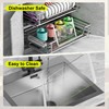 2Pcs Glass Cutting Boards for Kitchen(12x16" & 12x8"),Clear Tempered Glass