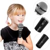 JAONLD Fake Microphone, 2 Pcs Microphone Prop Kids Toy Microphone