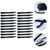 Healvian 20pcs Adjustable Hair Bands for Men Elastic Hair Ties