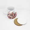 MR.R 10 Pieces Sublimation Blanks Round MDF Coasters, Absorbent Heat