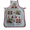DEMI ACOUSMA Unisex Vintage Waterproof Apron Red Chef Women Men