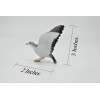CO Seagull Toy, Very Nice Rubber Model, Hand Painted 3"