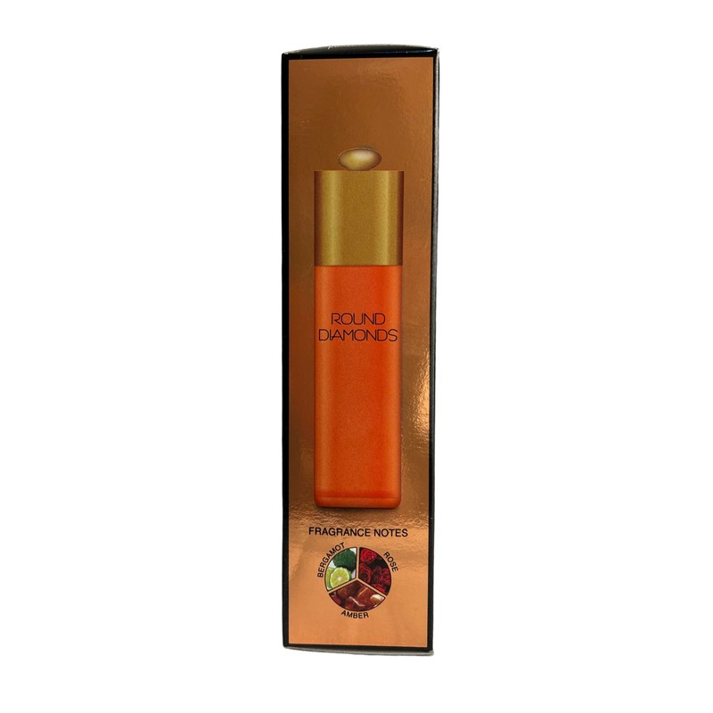 ROUND DIAMONDS Eau de Parfum for Women, 3.4 Fl Oz,
