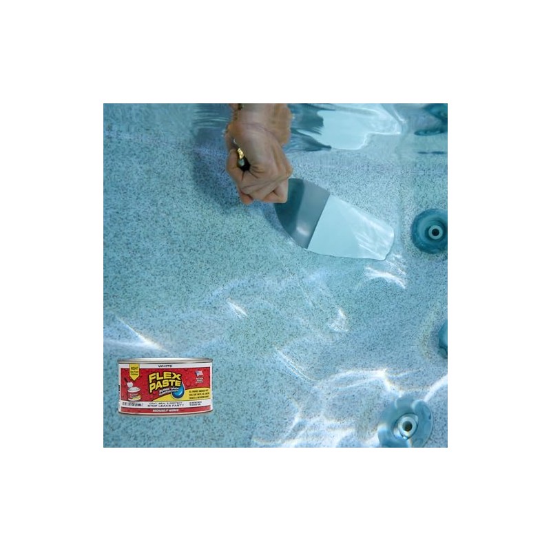 FLEX PASTE Pasta de Caucho Flexible, Funciona Bajo Agua; Repara