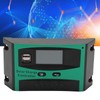 Solar Charge Controller 12V/24V Automatic PWM Dual USB Port for