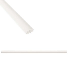 Questech Quarter Round Tile Liner 1/2 x 12 inch Jolly Tile Edge Trim Wall Molding - Matte White (6 pack)