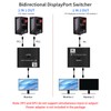 Bidirectional DisplayPort Switch 2 in 1 Out/ 1 in 2