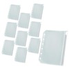 6 Hole Refills, 10 Pieces, Zipper Included, PVC Material Mon