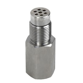 AIXXCUVQ Silver 1pcs Light Oxygen Sensor Simulator Extender Sensor Spacer Adapter Catalytic Converter Stainless Steel M18X1.5