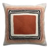 Vivaraise Embroidered Cushion Cassie Brick Red 45 x 45cm