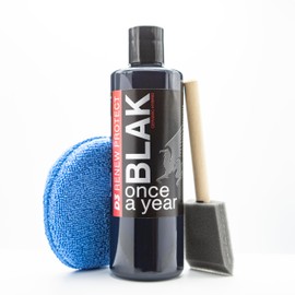 RENEW PROTECT - Blak - Real Restoration & True Protection, Rich Black for Tire & Trim, Mid- High Shine, Mats - RV- Motorcycle-Safe, Acrylic Ceramic-Hybrid Protectant, Wash-Proof, 5 min Dry-Seal 16oz