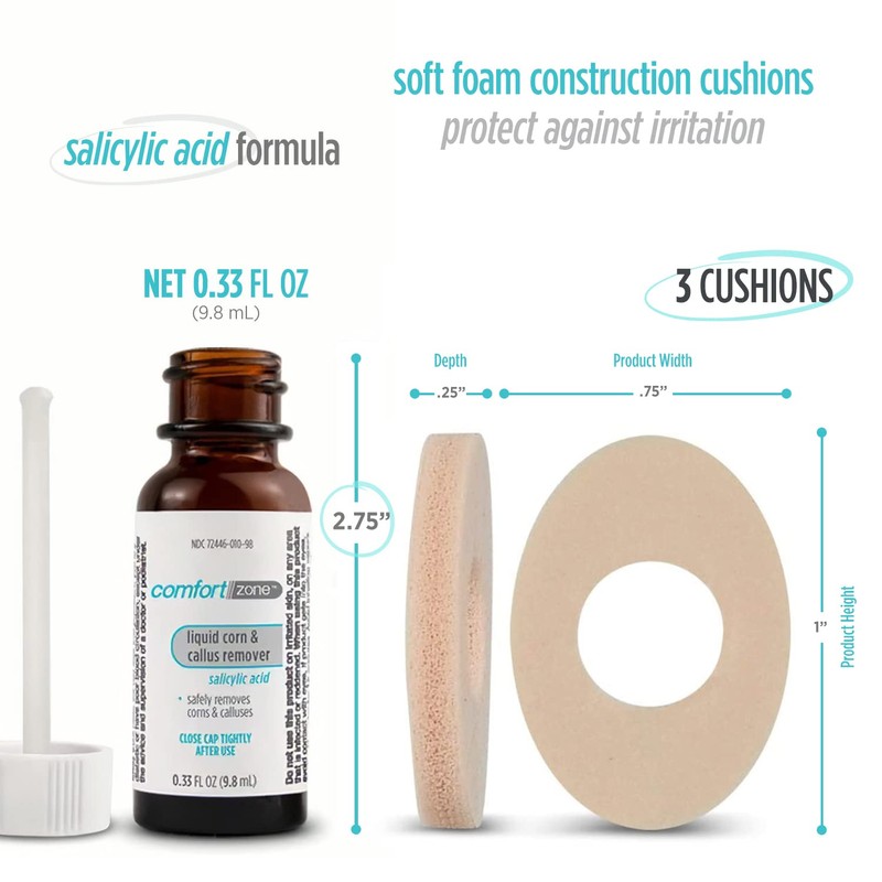 Maximum Strength Liquid Corn & Callus Remover for Feet &