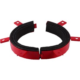 HoldRite HydroFlame 6 Inch Firestop Pipe Collar, PVC, CPVC, FRPP, ABS, PVC/ABS,HF-PC-0600