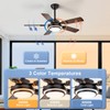 Depuley 42-Inch Ceiling Fan with Light: Walnut Ceiling Fans with
