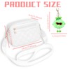 YREYBN White Cross Body Bags for Women, Small White Handbag