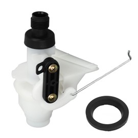 RV Toilet Valve, 31705 OEM Leak Resistance with Seal Ring Camper Water Valve for Aqua Magic V Top and Bottom Model