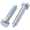 SKIR'CO Pack of 15 DIN 571 Galvanised Steel Hex Head
