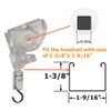 Cutelec 2pcs 1-1/2" Blinds Wand Tilter Mechanism with Square Gear