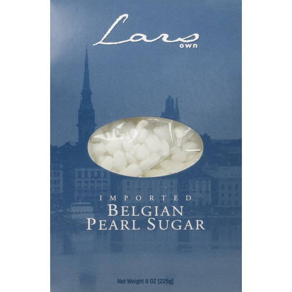 Lars Own Imported Belgian Pearl Sugar Weighing Each, 8 Oz, (Pack of 6)