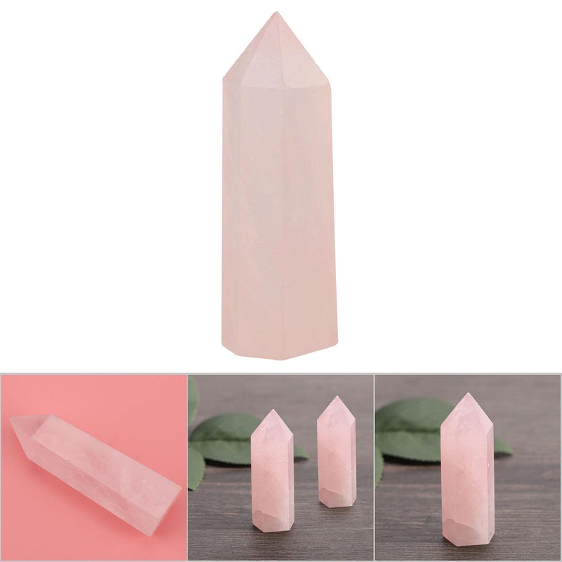 Fluorita Hexagonal Varita Hexagonal Fluorita Piedra de Fluorita Hexagonal Rosa