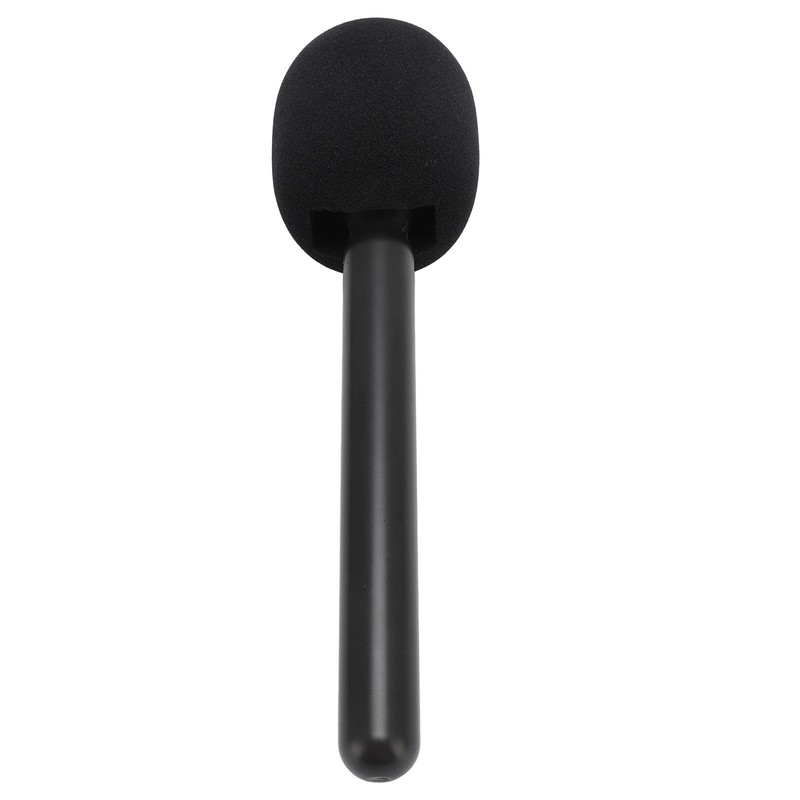 Wireless Mic Handheld Adapter with Windshield Foam Lightweight Interview Microphone