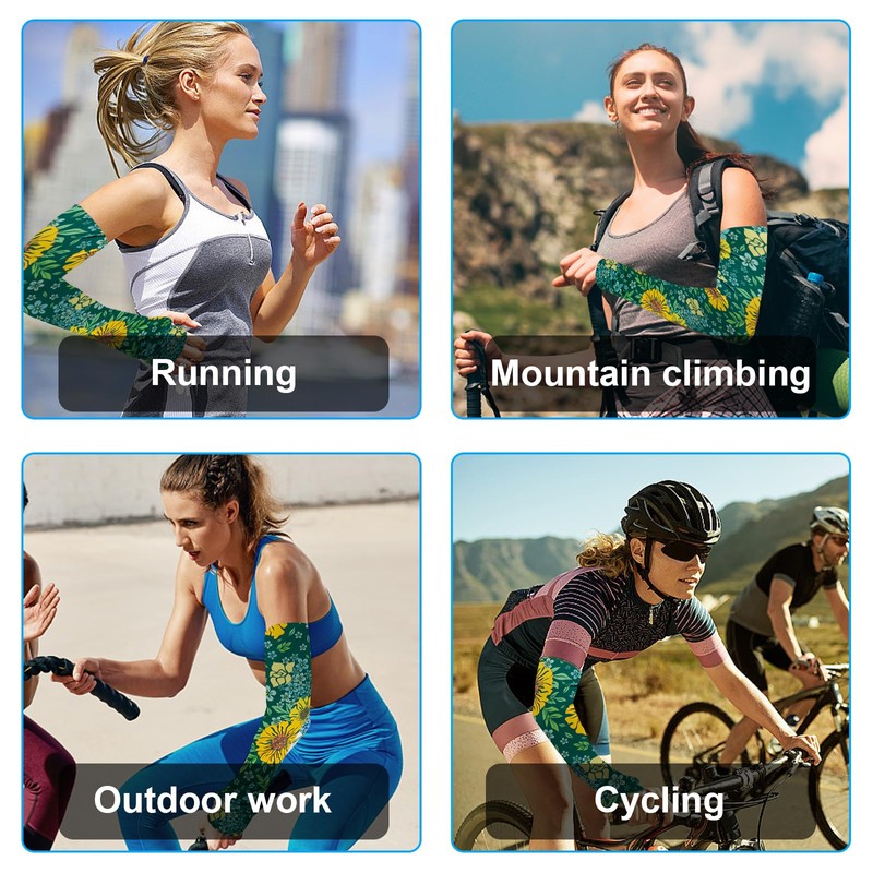 TUYUU Farmers Gardening Sleeves For Women,Thorn Proof Garden Sleeves,Cooling Protective