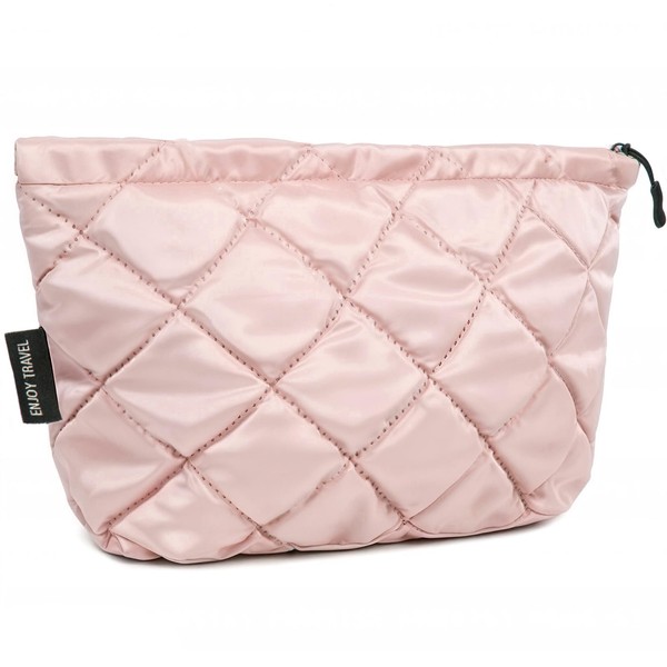 Puffer Makeup Bags for Women,Quilted Makeup Bag Cosmetic Bag, Travel