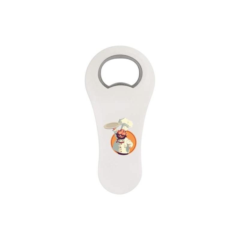 'Chef Logo' Bottle Opener Fridge Magnet (BO00077378)
