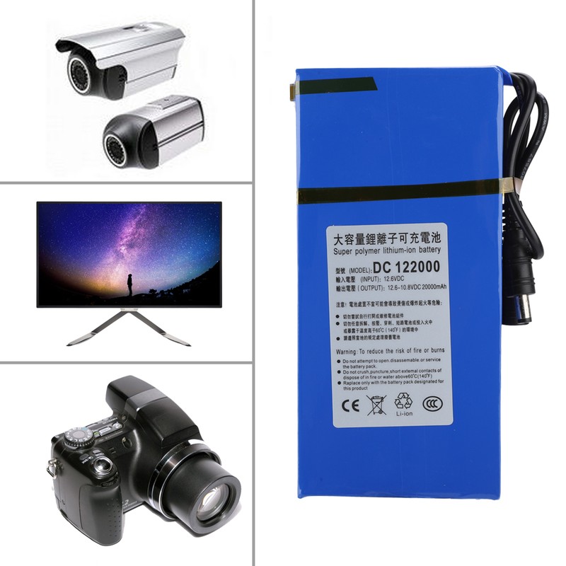 DC 122000 20000mAh Large Capacity Polymer Lithium Battery Built in