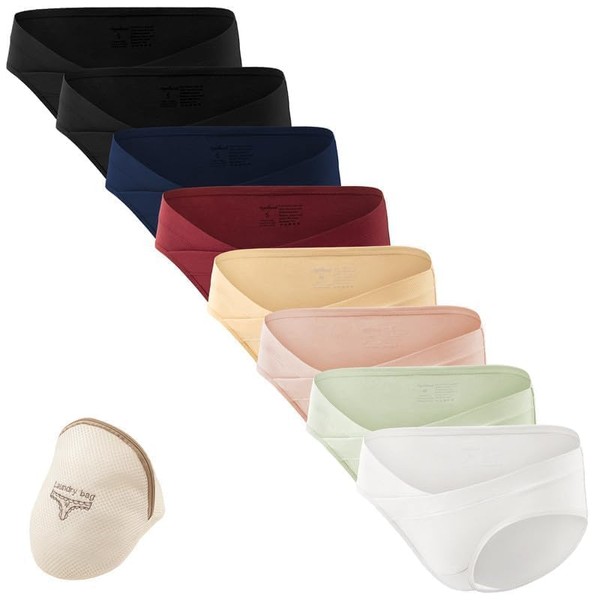 Angelhood Cotton Maternity Underwear Under Bump, Healthy Pregnancy Panties Postpartum