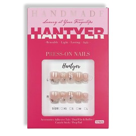 Hantyer Handmade Press On Nails Love Edition 10pcs False Nails For Women