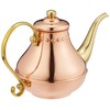 TMG Supplies Copper Aladdin ko-hi-potto (Tea Unisex), Service for 5 900cc