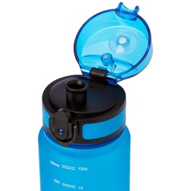 Regatta Regvv 0.35 Litre Lightweight Tritan Flip Camping Bottle - Blue, Sgl