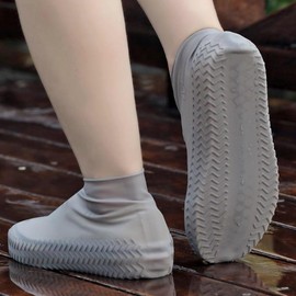 JEVRKAPZ Waterproof Shoe Covers,Reusable Foldable Not-Slip Rain Shoe Covers,Portable Water Resistant Overshoe,Shoes Protectors Overshoes Rain Galoshes for Kids,Men and Women