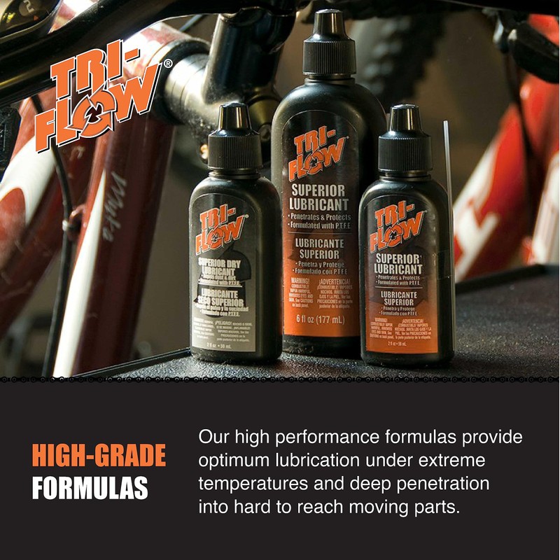 Tri Flow Dry Lube (2 Oz Drip Bottle)