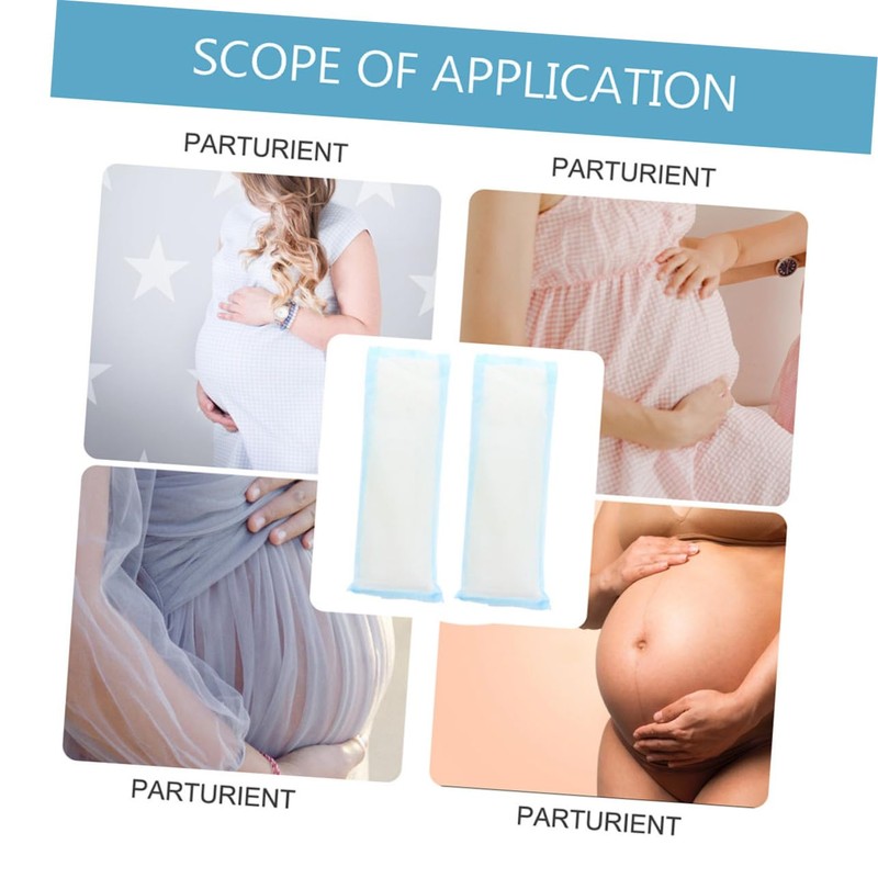LALAFINA 2pcs Nursing Cold Pads Disposable Ice Packs for Postpartum
