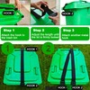 Metal Double Claw Trash Can Locks Strap for Animals,Universal Trash