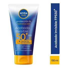 Protector Solar Corporal NIVEA SUN Proteccin E Hidratacin FPS 50 150Ml Acabado Invisible Con cido Hialurnico                                          