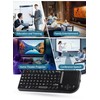 125 Keyboard with Touchpad Mouse, 69 Keys USB Keyboard, 3-in-1