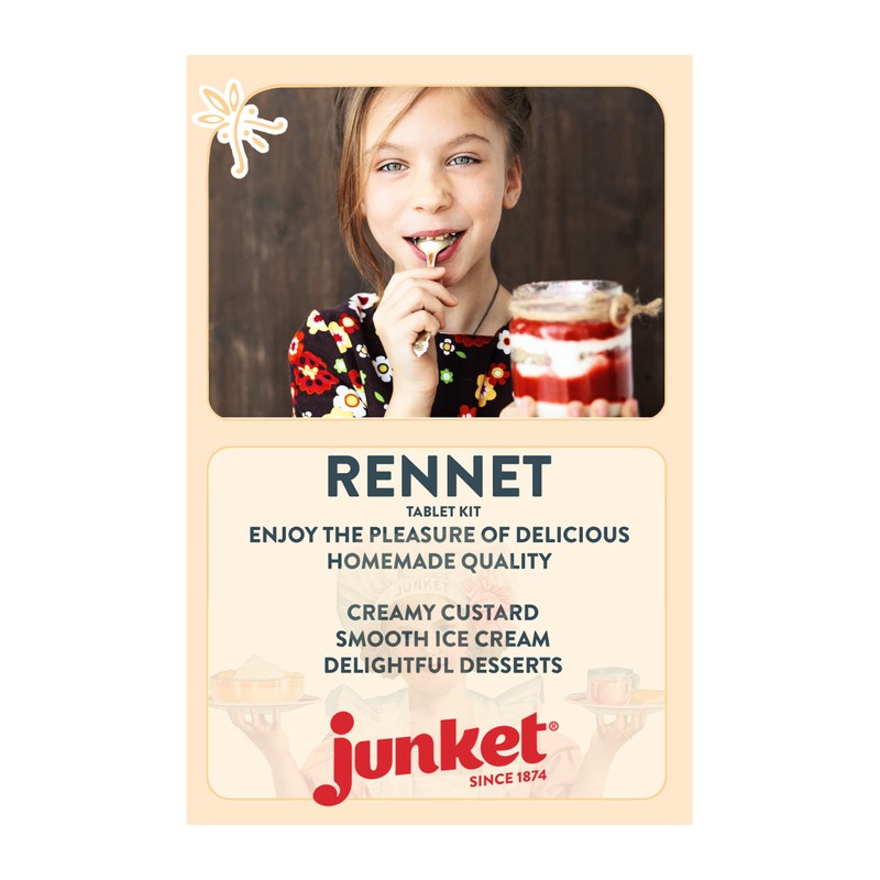 Junket Rennet Tablets, 0.23 Ounce (Pack of 4)