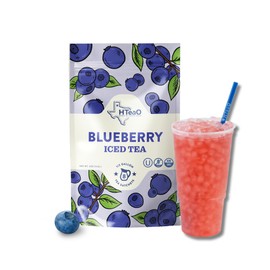 HTeaO Blueberry Green Tea – Texas-Style Flavored Iced Tea Bags for Summer – Instant Ice Tea Packets for Quick Brew - Loaded Tea Sachets Ready in 5 Minutes (16-Count, Makes 8 Gallons Total)