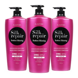 LG Household & Health Care Elastine Silk Repair Perfect Shining Conditioner 1200ml X 3 Pack