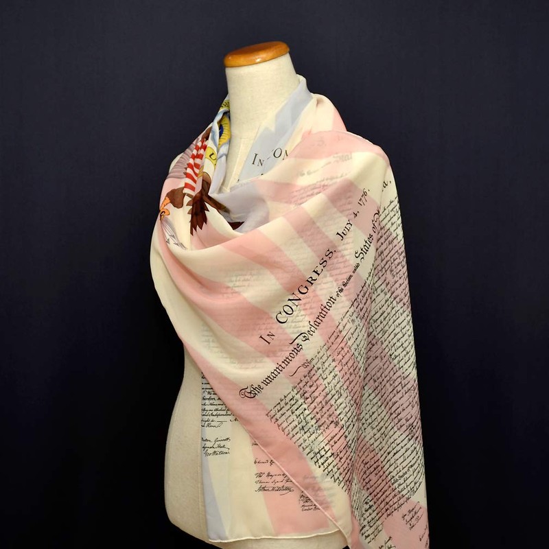 The Declaration of Independence Chiffon scarf